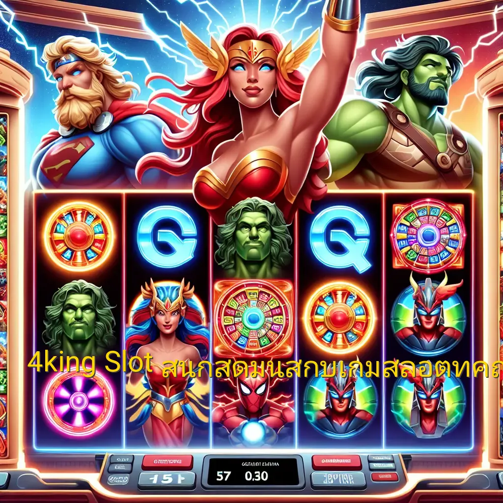 4king Slot: สนุกสุดมันส์กับเกมสล็อตที่คุณชื่นชอบ