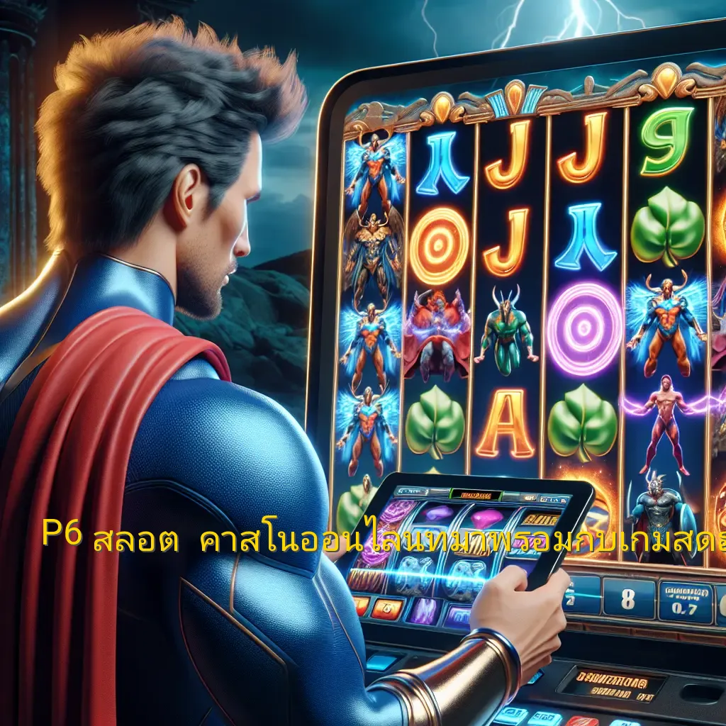 P6 สล็อต - คาสิโนออนไลน์ที่มาพร้อมกับเกมสุดฮิต 2023