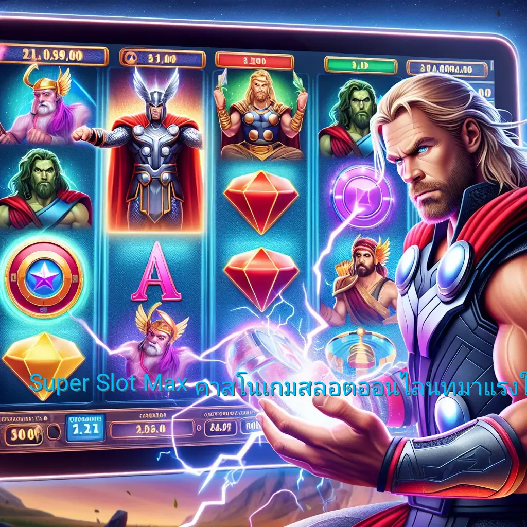 Super Slot Max: คาสิโนเกมสล็อตออนไลน์ที่มาแรงในไทย