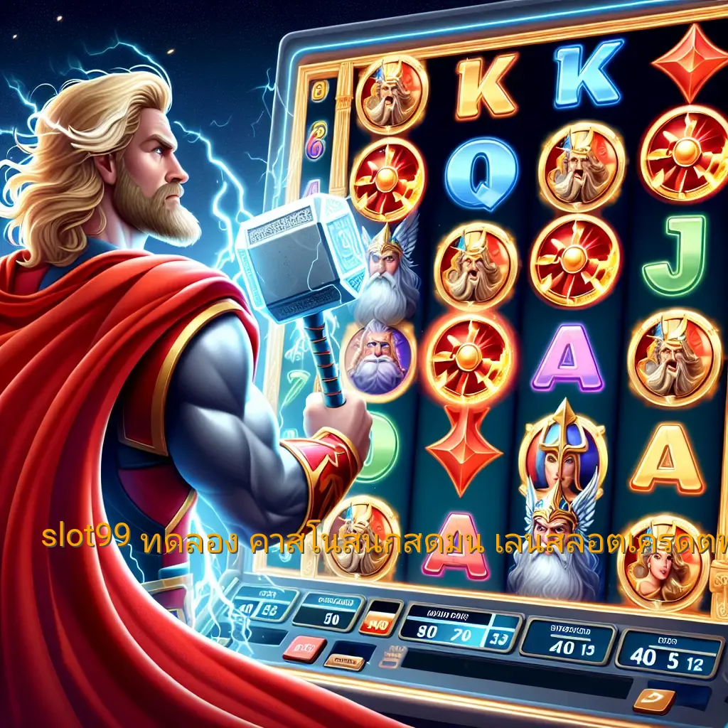 slot99 ทดลอง คาสิโนสนุกสุดมัน เล่นสล็อตเครดิตฟรี 2023