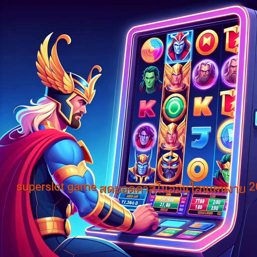 superslot game: สุดยอดคาสิโนออนไลน์เล่นง่าย 2023