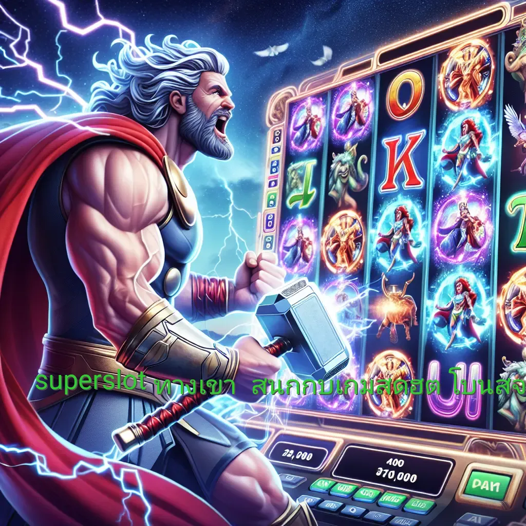 superslot ทางเข้า - สนุกกับเกมสุดฮิต โบนัสจัดเต็ม!