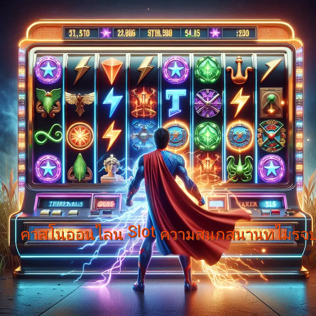 คาสิโนออนไลน์ Slot: ความสนุกสนานที่ไม่รู้จบ 2023